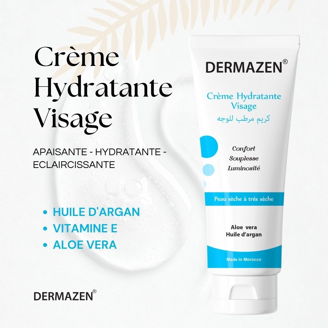 Crème Hydratante Visage – Peau sèche a trop sèche DermaZen