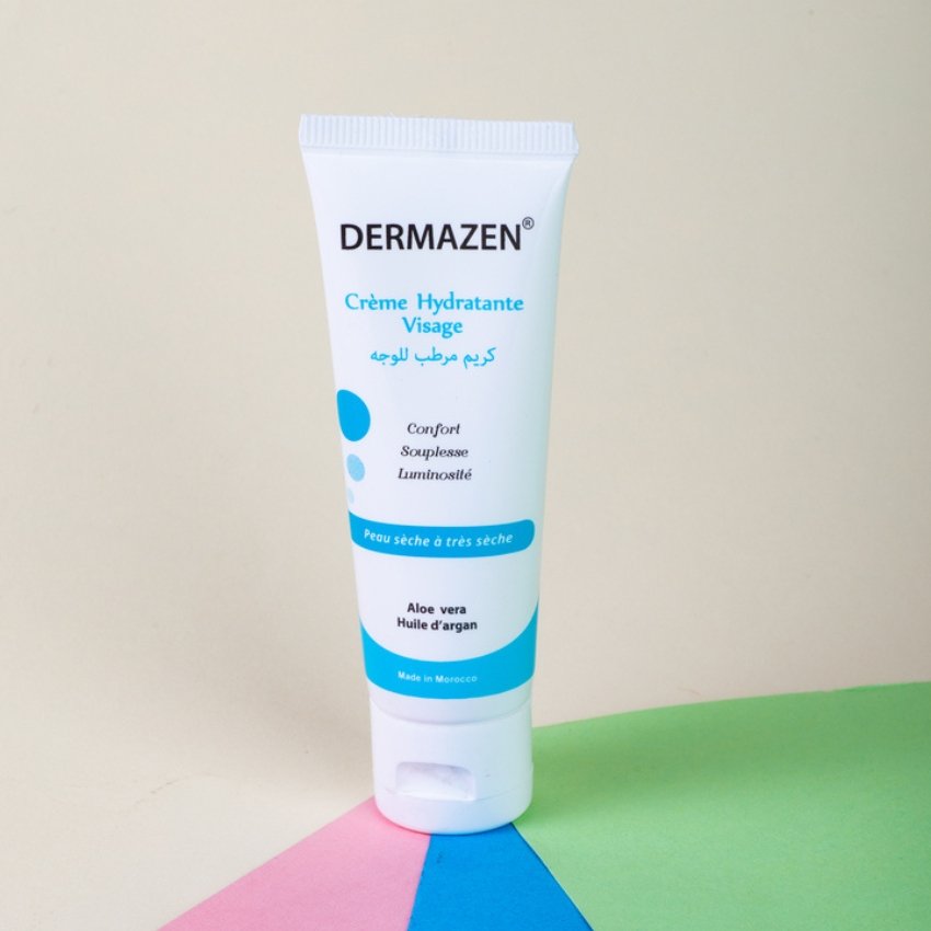 Crème hydratante Visage peau sèche DERMAZEN Crème hydratante Visage peau sèche DERMAZEN